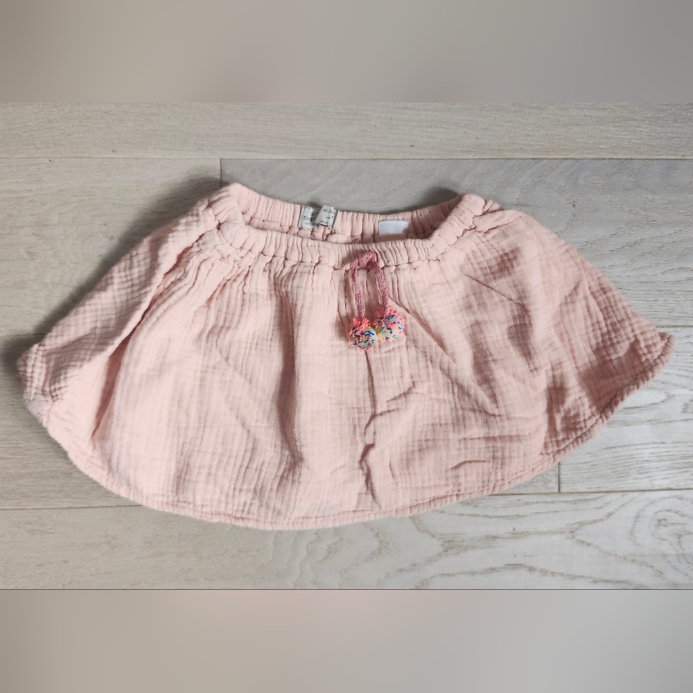 Zara Baby Girl Collection 18-24 Pink Pompom Skirt